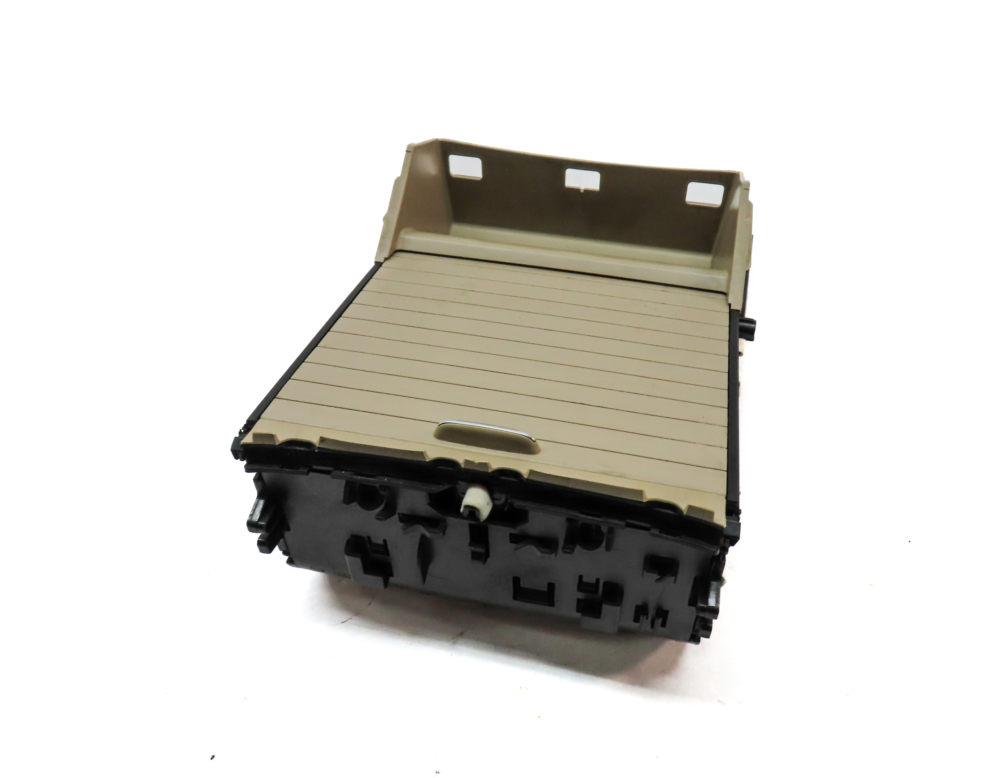2013 MERCEDES ML350 (W166) FRONT CENTER CONSOLE SLIDING CUPHOLDER CUBBY (BEIGE) — exact item pictured